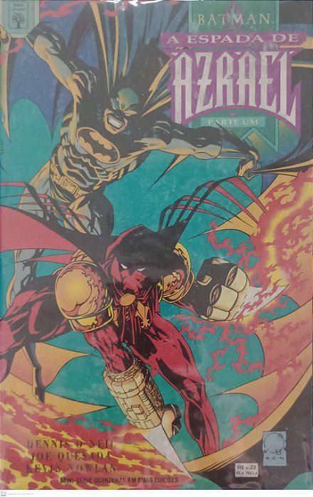 Gibi Batman - a Espada de Azrael (minissérie Completa) Autor (1993) [usado]