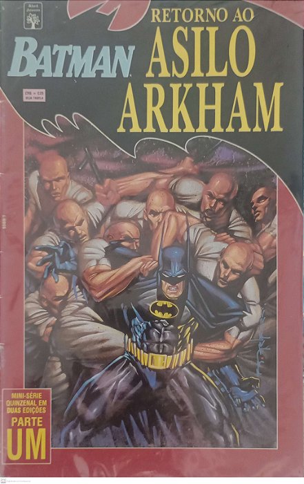 Gibi Batman - Retorno ao Asilo Arkham (minissérie Completa) Autor (1994) [usado]