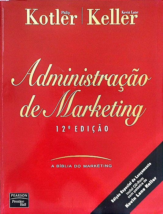 Livro Administração de Marketing Autor Kotler, Philip (2006) [seminovo]
