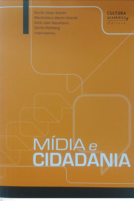 Livro Mídia e Cidadania Autor Vários Organizadores (2012) [seminovo]