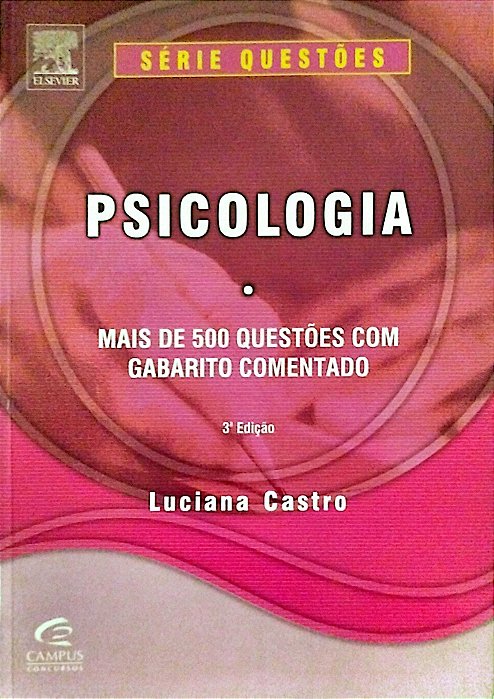 Livro Psicologia - Série Questões Autor Castro, Luciana (2009) [seminovo]