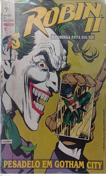 Gibi Robin Ii - o Coringa Está Solto (minissérie Completa) Autor (1992) [usado]