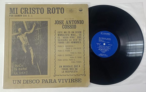 Disco de Vinil Meu Cristo Mutilado (lp 1969) Interprete José Antonio Cossio (1969) [usado]