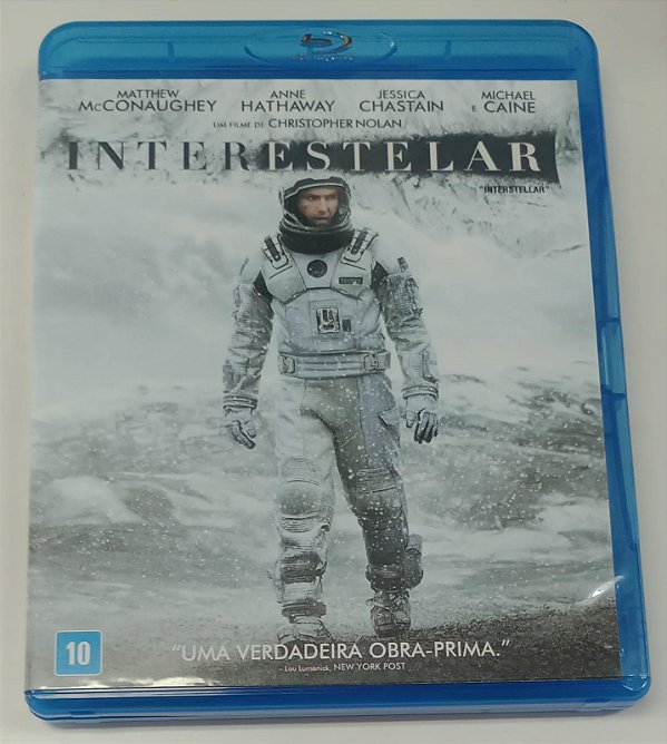 Dvd Interestelar [blu-ray Duplo] Editora Christopher Nolan [seminovo]