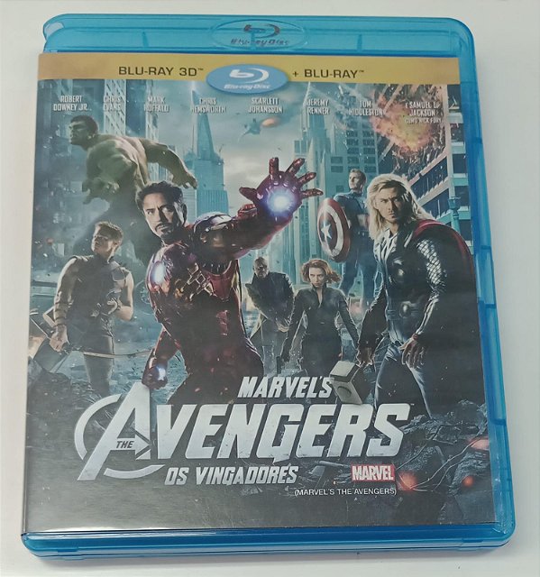Dvd os Vingadores [blu-ray 3d + Blu-ray] Editora Joss Whedon [seminovo]