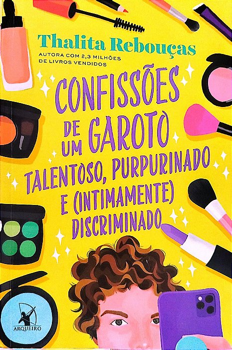 Livro Confissões de um Garoto Talentoso, Purpurinado e (intimamente) Discriminado Autor Rebouças, Thalita (2022) [seminovo]