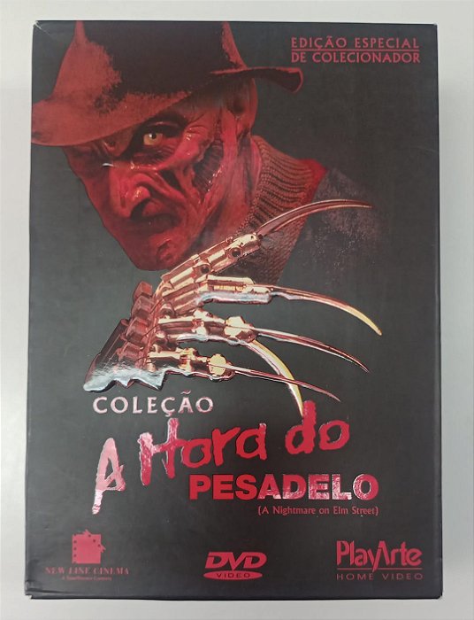 Dvd a Hora do Pesadelo 1-3 [box Coleção - Edição Especial de Colecionador] Editora Wees Craven e Jack Sholder [seminovo]