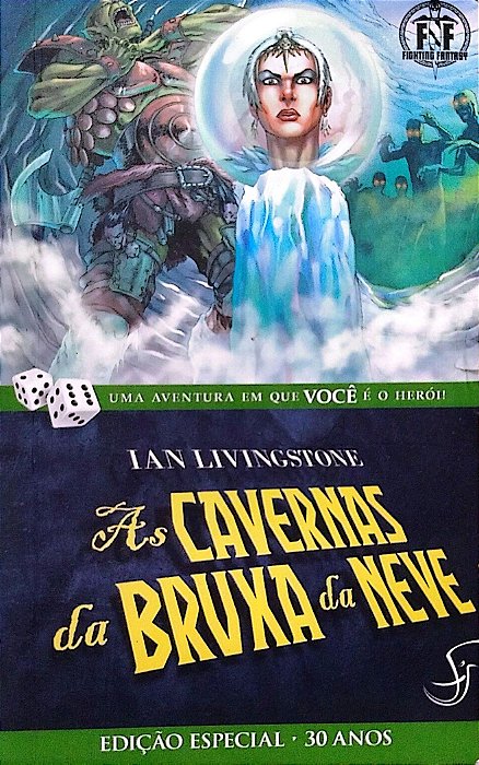 Livro as Cavernas da Bruxa de Neve Autor Livingstone, Ian (2012) [seminovo]