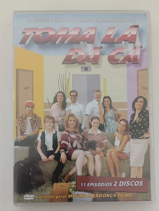 Dvd Toma Lá da Cá - 11 Episódios [2 Discos] Editora Mauro Mendonça Filho [usado]