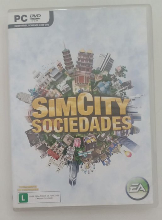 Dvd Simcity Sociedades [jogo Pc / Dvd-rom] Editora Ea Games [usado]