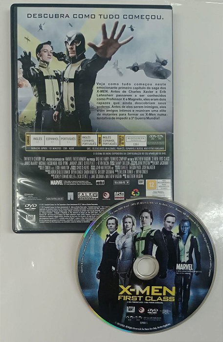 Dvd X-men: Primeira Classe Editora Matthew Vaughn [seminovo]