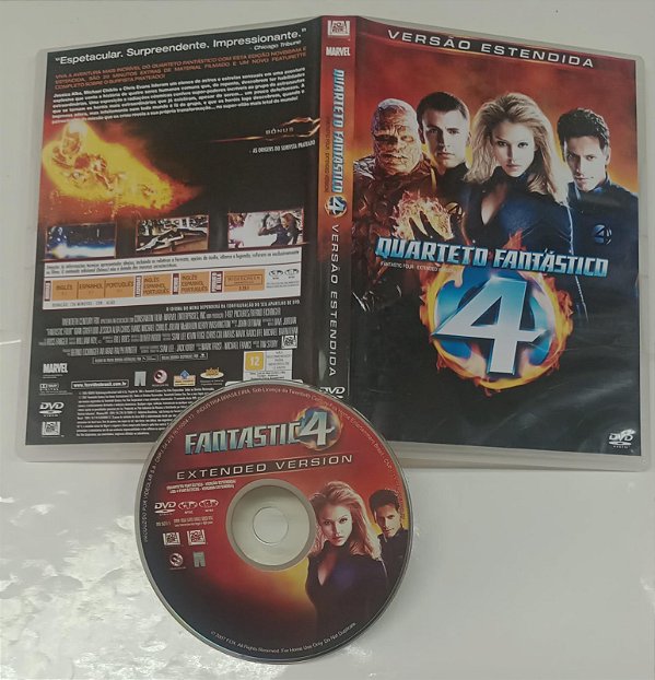Dvd Quarteto Fantástico - Versão Estendida Editora Tim Story [usado]