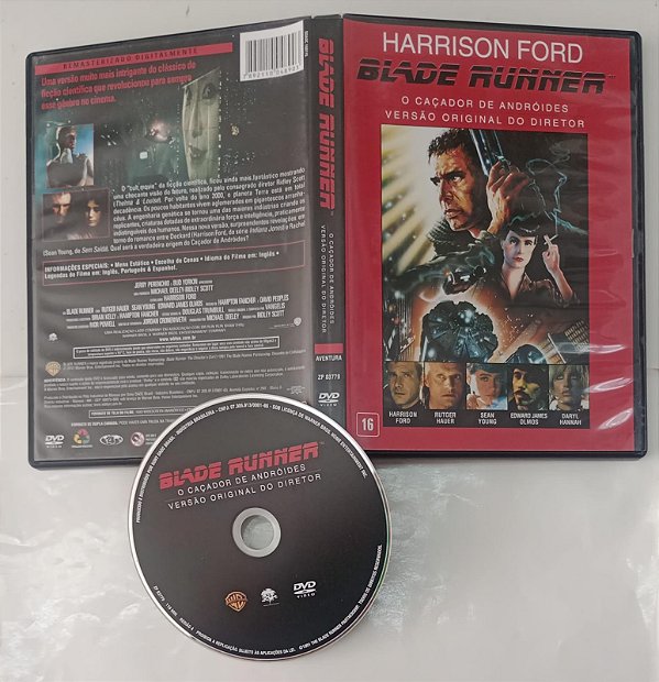 Dvd Blade Runner - o Caçador de Andróides (versão Original do Diretor) Editora Ridley Scott [usado]