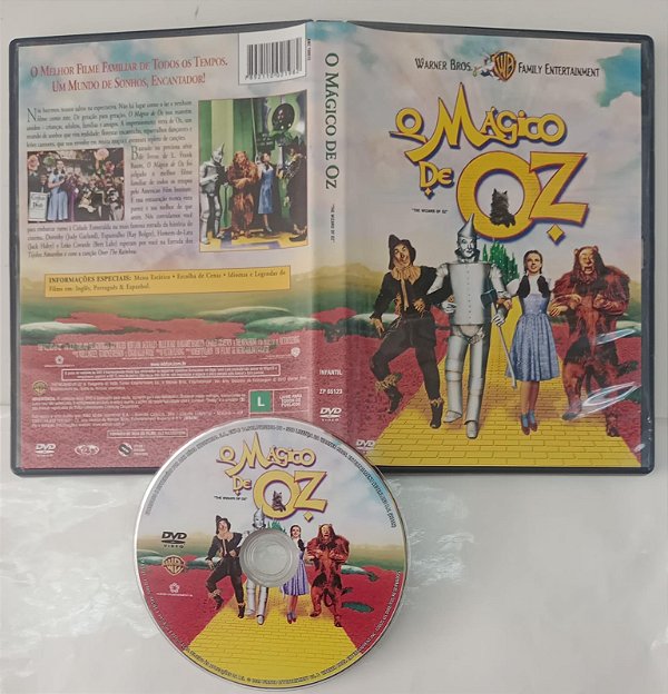 Dvd o Mágico de Oz (de 1939) Editora Victor Fleming [seminovo]