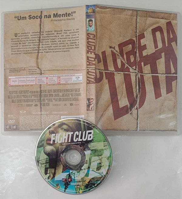 Dvd Clube da Luta Editora David Fincher [usado]