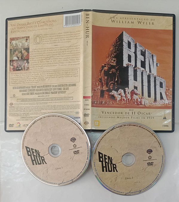 Dvd Ben-hur [2 Dvds] Editora William Wyler [usado]