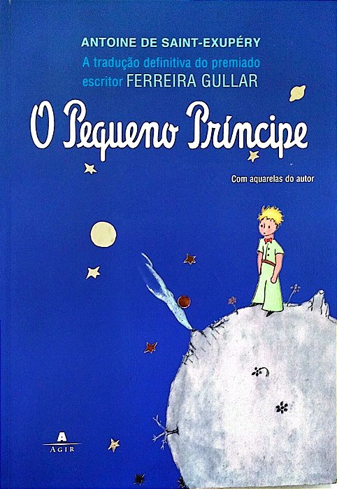 Livro o Pequeno Príncipe (capa Azul) Autor Saint-exupéry, Antoine de (2013) [seminovo]