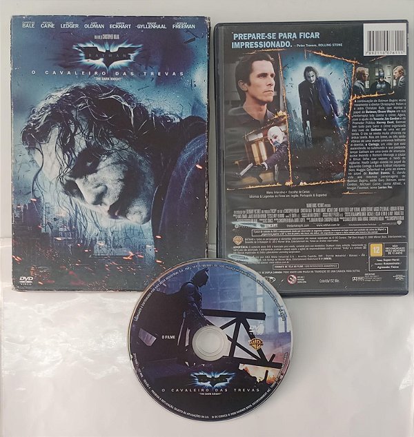Dvd Batman: o Cavaleiro das Trevas Editora Christopher Nolan [usado]