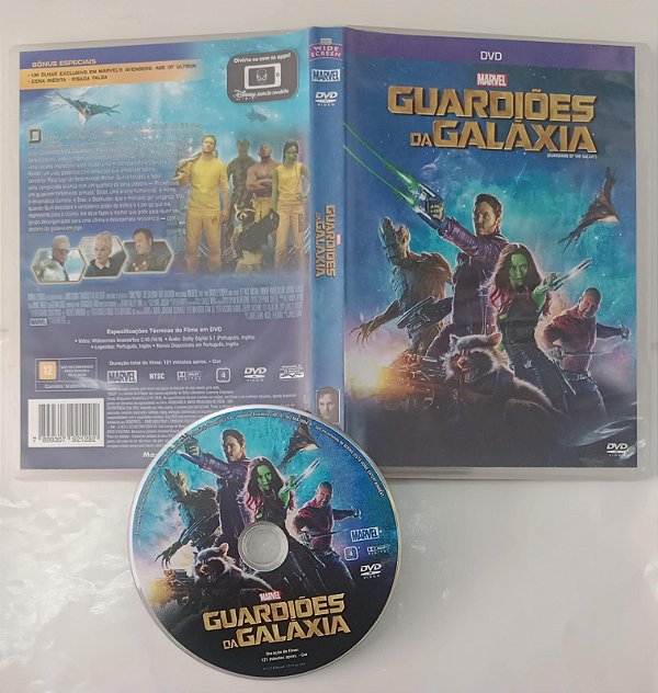 Dvd Guardiões da Galáxia Editora James Gunn [usado]