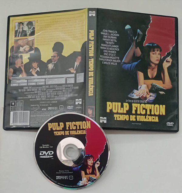 Dvd Pulp Fiction - Tempo de Violência Editora Quentin Tarantino [usado]