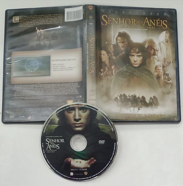 Dvd o Senhor dos Anéis - a Sociedade do Anel Editora Peter Jackson [usado]