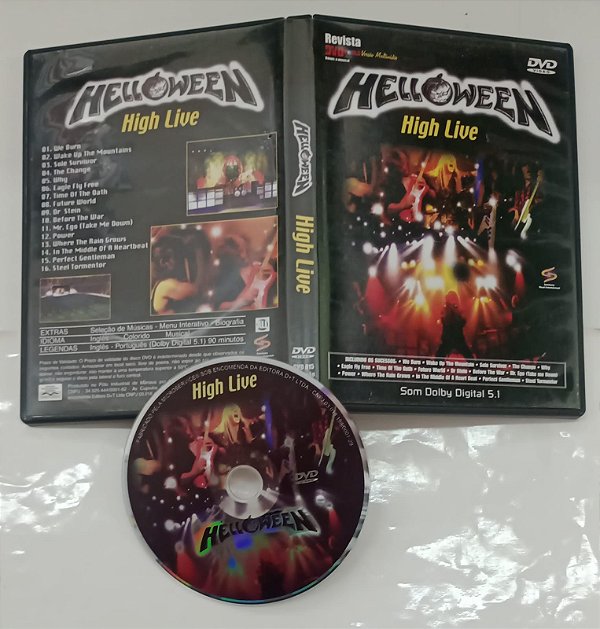 Dvd Helloween - High Live Editora [usado]