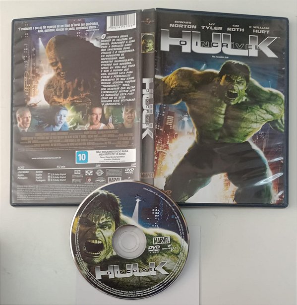 Dvd o Incrível Hulk Editora Louis Leterrier [usado]