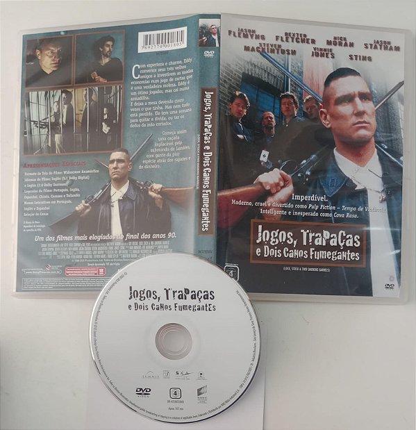 Dvd Jogos, Trapaças e Dois Canos Fumegantes Editora Guy Ritchie [usado]