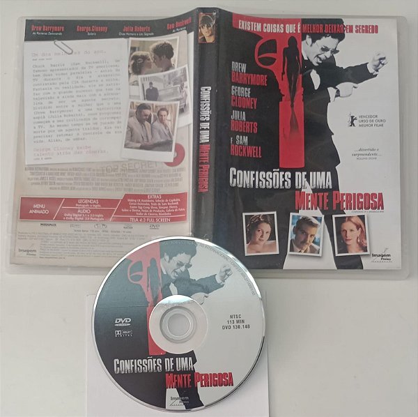 Dvd Confissões de Uma Mente Perigosa Editora George Clooney [usado]