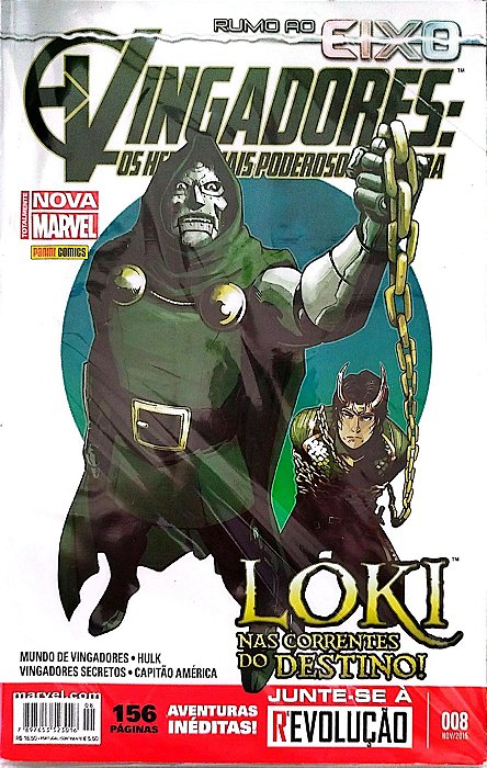 Gibi Vingadores #8 - Totalmente Nova Marvel Autor (2015) [usado]