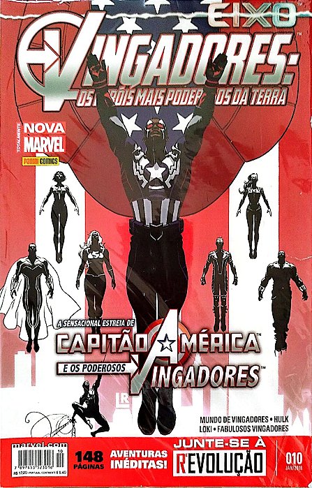 Gibi Vingadores #10 - Totalmente Nova Marvel Autor (2016) [usado]