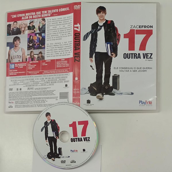 Dvd 17 Outra Vez Editora Burr Steers [usado]