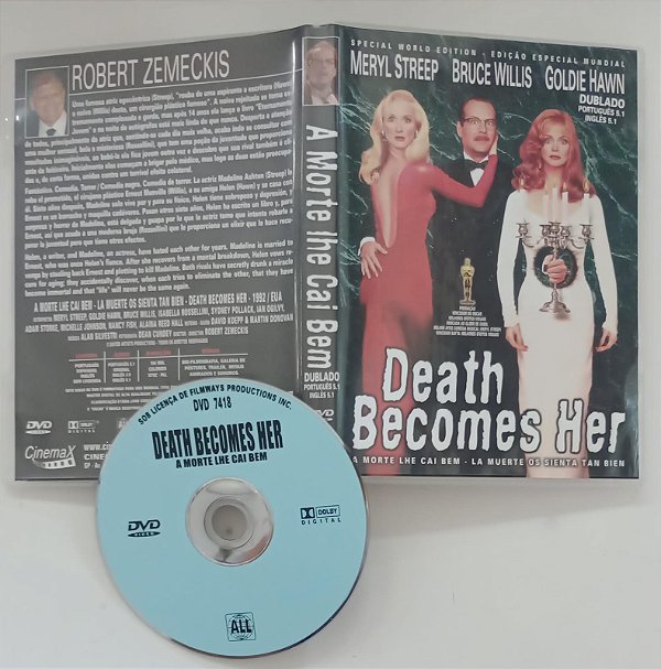 Dvd a Morte Lhe Cai bem (death Becomes Her) Editora Robert Zemeckis [usado]