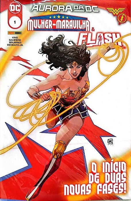 Gibi Mulher-maravilha e Flash #1 Autor (2024) [seminovo]