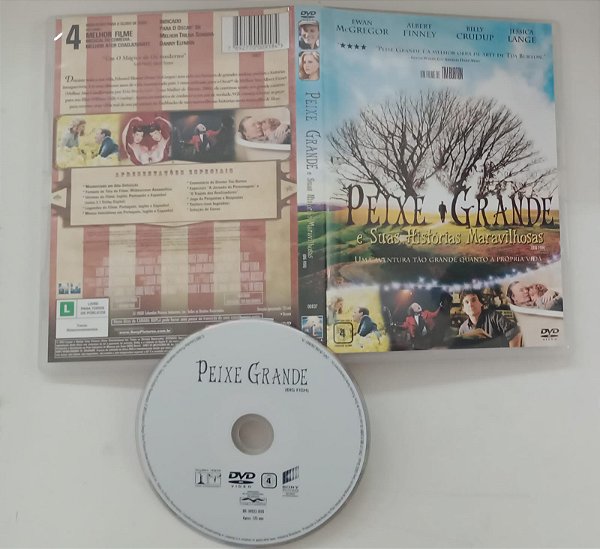 Dvd Peixe Grande e suas Histórias Maravilhosas Editora Tim Burton [usado]