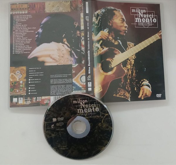 Dvd Milton Nascimento - Tambores de Minas Editora [usado]
