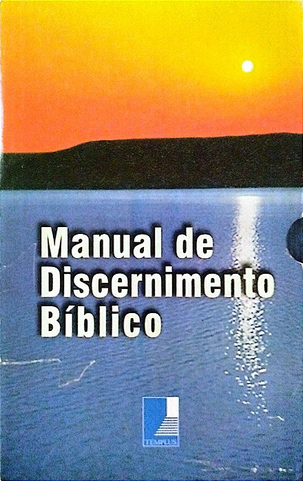 Livro Manual de Discernimento Bíblico Autor Eillmington, Harold L. (2012) [seminovo]