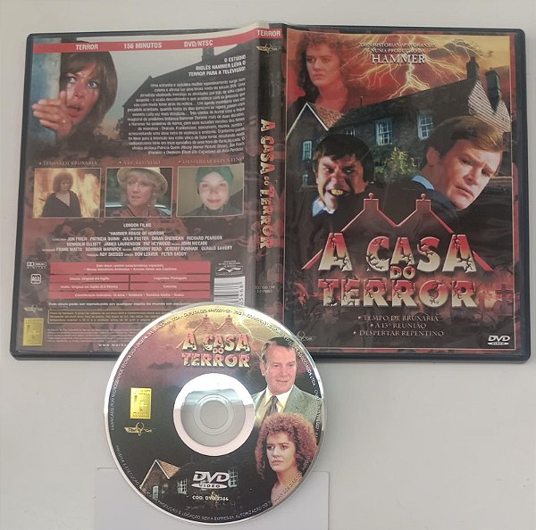 Dvd a Casa do Terror Editora Don Leaver e Peter Sasdy [usado]