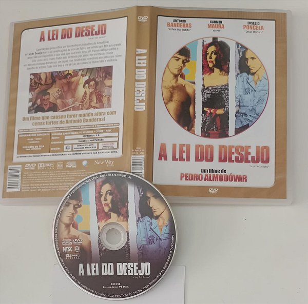 Dvd a Lei do Desejo Editora Pedro Amodóvar [usado]