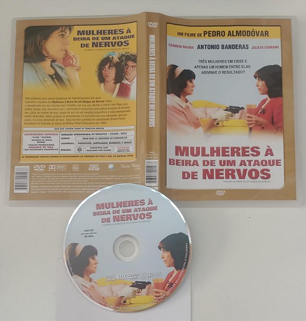 Dvd Mulheres À Beira de um Ataque de Nervos Editora Pedro Almodóvar [usado]