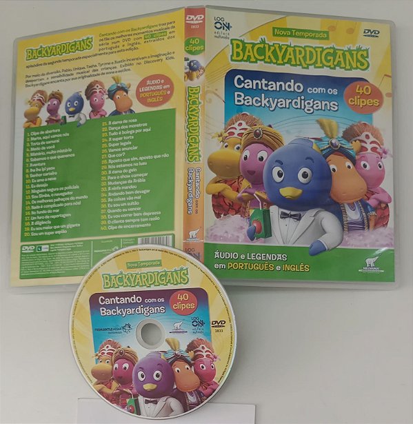 Dvd Backyardigans - Cantando com os Backyardigans (40 Clipes) Editora [usado]