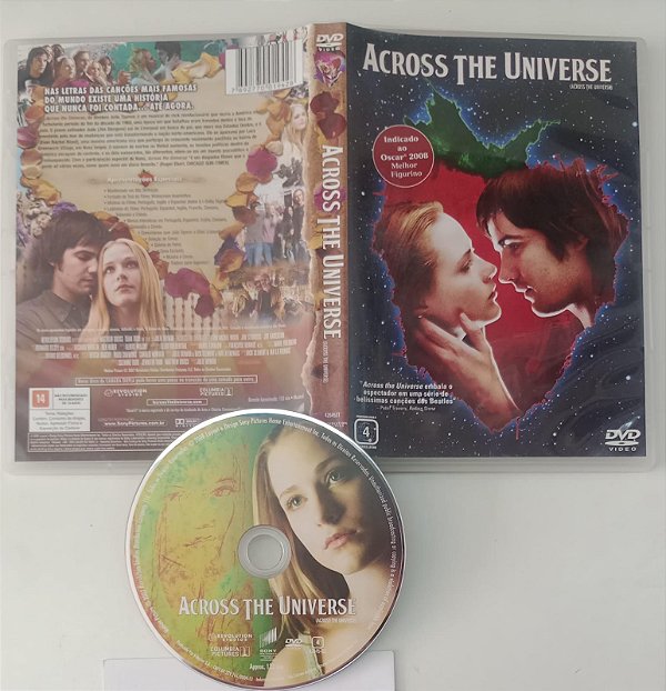 Dvd Across The Universe Editora Julie Taymor [usado]