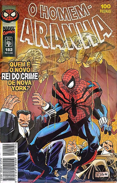 Gibi o Homem-aranha #182 - Formatinho Autor (1997) [usado]