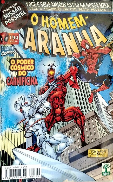 Gibi o Homem-aranha #194 - Formatinho Autor (1999) [usado]