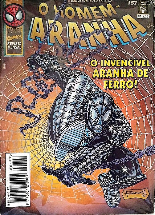 Gibi o Homem-aranha #157 - Formatinho Autor (1996) [usado]