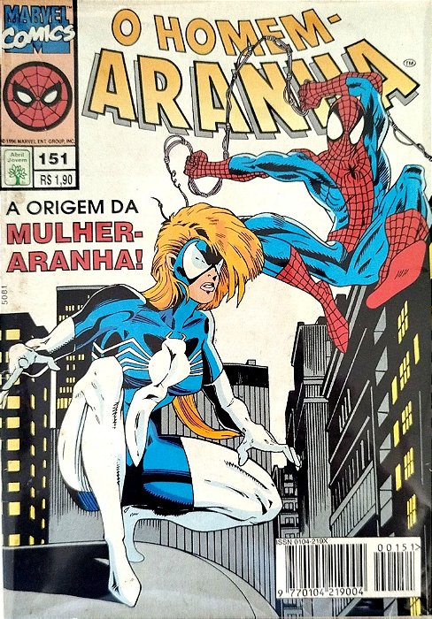 Gibi o Homem-aranha #151 - Formatinho Autor (1996) [usado]