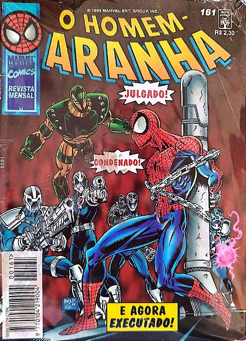 Gibi o Homem-aranha #161 - Formatinho Autor (1996) [usado]