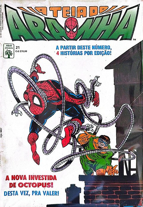 Gibi a Teia do Aranha #21 - Formatinho Autor (1991) [usado]