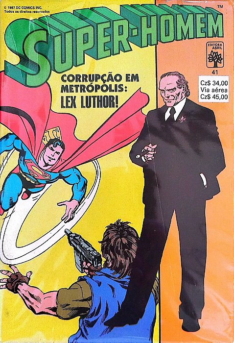Gibi Super-homem #41 - Formatinho Autor (1987) [usado]