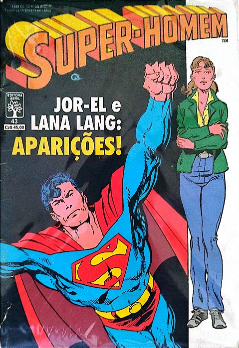 Gibi Super-homem #43 - Formatinho Autor (1988) [usado]